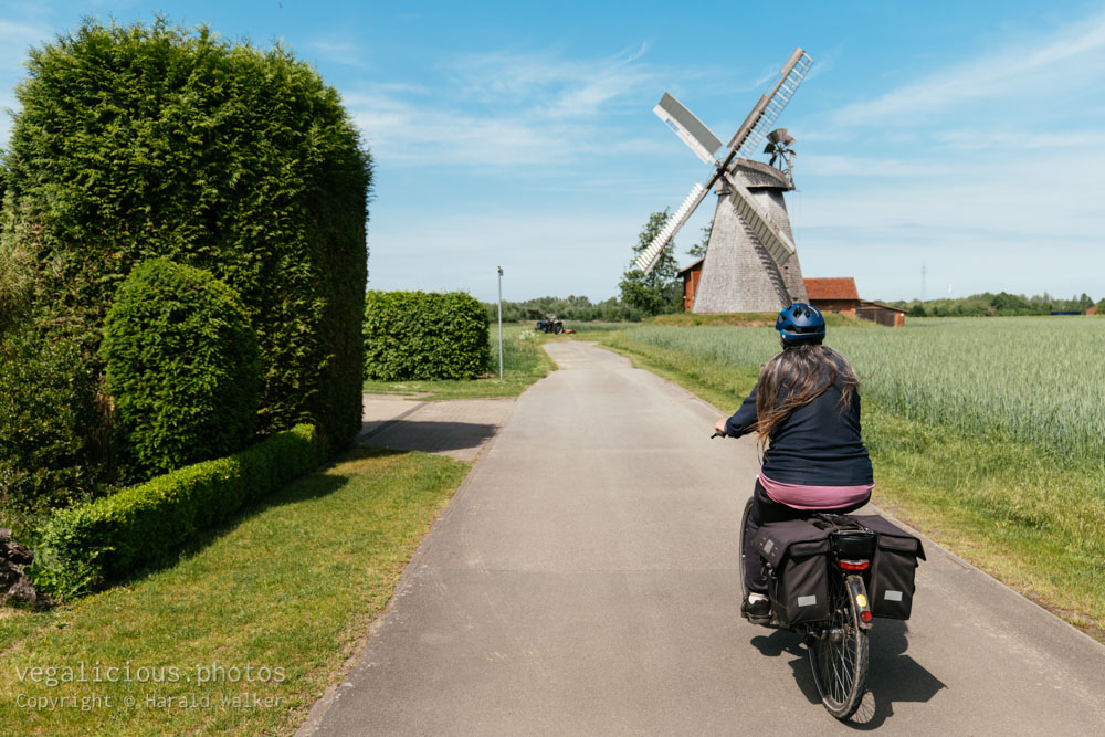 Radtour entlang der Mühle in Petershagen-Bierde
